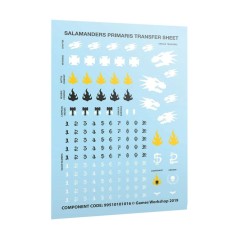 Salamanders Primaris Transfer Sheet