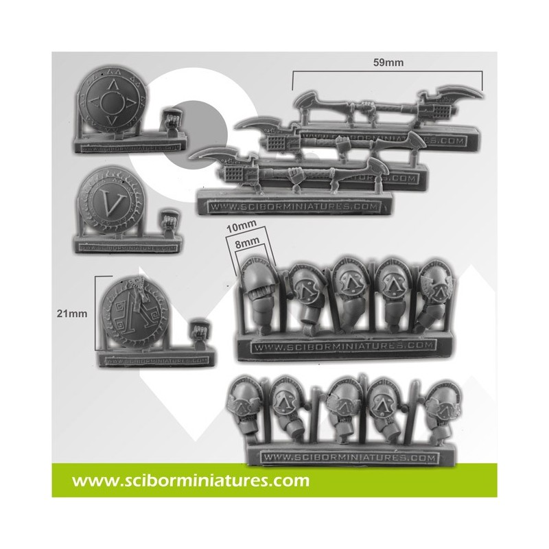 Spartan Armes et Bras Set