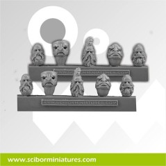 Dwarf Stam Guard Heads & Helmets