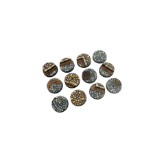 Cobblestone Base Round 25mm X5