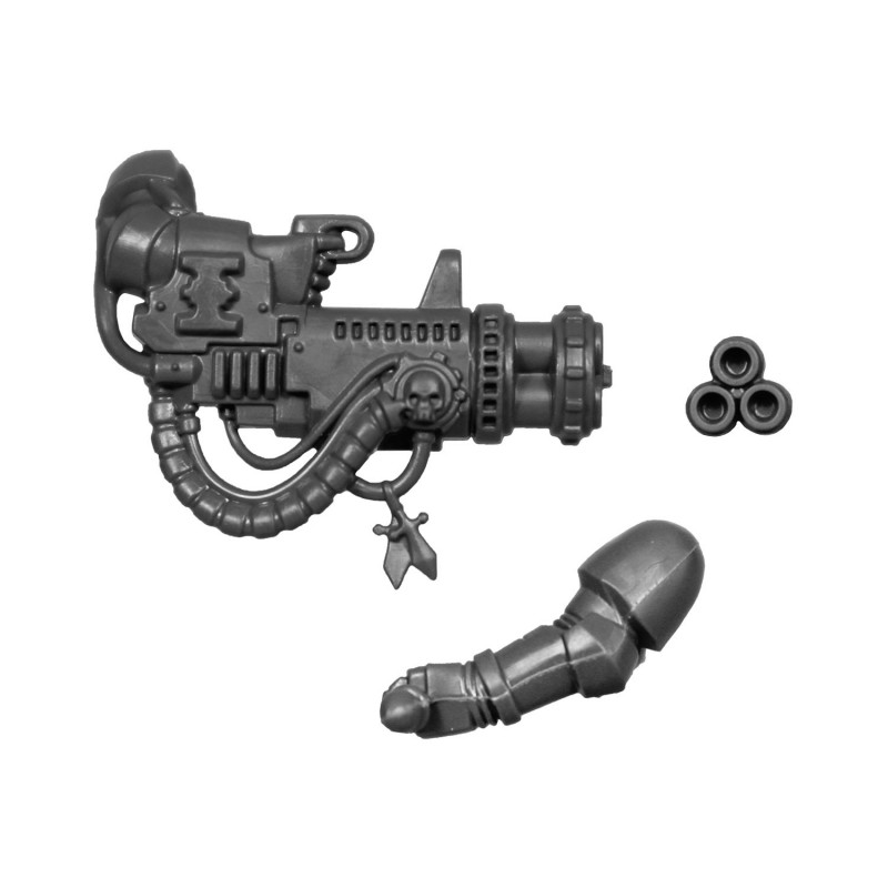 thumbnail image 2 of Games Workshop Warhammer 40K: Grey Knights Strike Squad - Psilencer Bit (Unassembled, Unpainted) 2 of 5