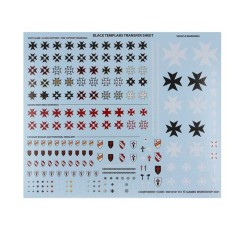 Black Templars Transfer Sheet