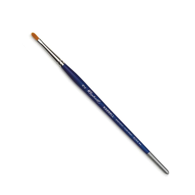 Kaërell Bleu 8244 - Filbert Cat's Tongue Brush Size 2 Kaërell Bleu 8244 - Filbert Cat's Tongue Brush Size 2