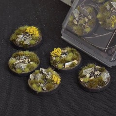 Highland Socles, Rond 40mm (x5)