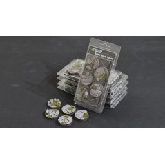Temple Bases, Round 40mm (x5)