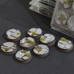 Temple Socles, Rond 32mm (x8)