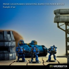 Prime Legionaries Shooting Rapid Thunder Rifles