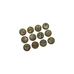Dwarf Base Round 25mm X5