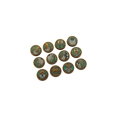 Dwarf Base Round 25mm X5