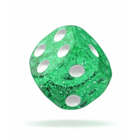 Oakie Doakie Dice - Dés D6 12 mm Speckled - Vert (36)