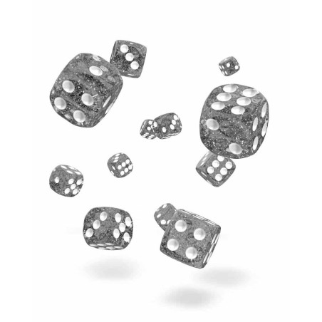 Oakie Doakie Dice - Dice D6 12 mm Speckled - Black (36)