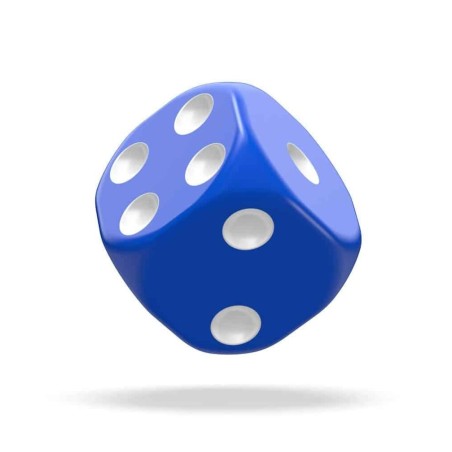 Oakie Doakie Dice - Dés D6 12 mm Solid - Bleu (36)