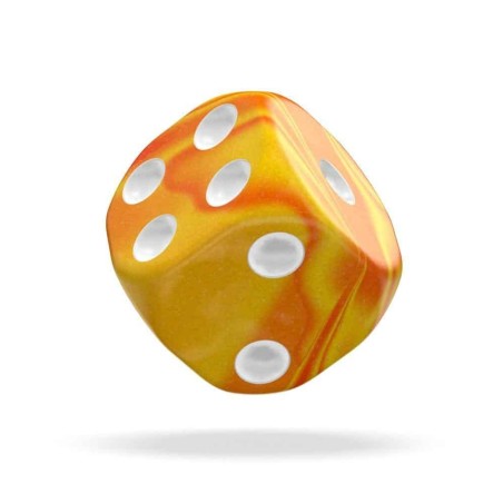 Oakie Doakie Dice - Dés D6 12 mm Gemidice - Sunstone (36)