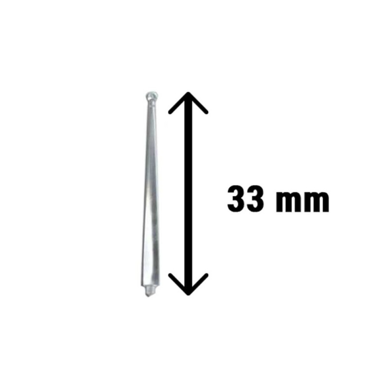 Tige Support Volant 33mm - Bout Rond Tige Support Volant 33mm - Bout Rond