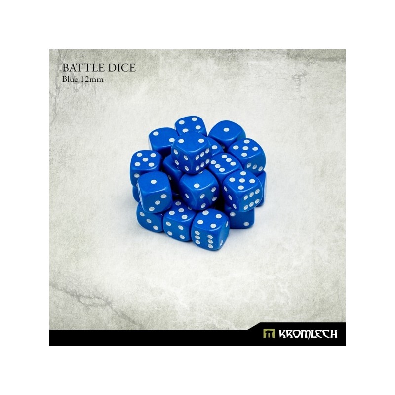 Battle Dice 12mm x25 - Bleu Battle Dice 12mm x25 - Bleu