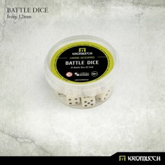 Battle Dice 12mm x25 - Ivoire