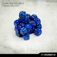 Pearl Battle Dice 12mm x25 - Legion Ultramarine Blue