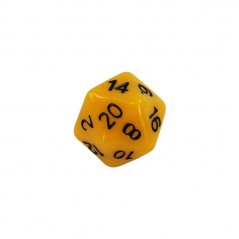 Dice Yellow - 20-sided dice