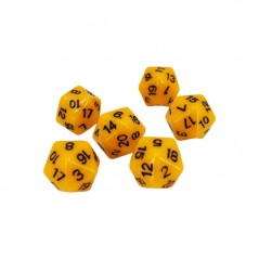 Dice Yellow - 20-sided dice