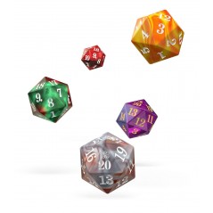 Oakie Doakie Dice - Set de Dés Spindown D20 - Gemidice (5)