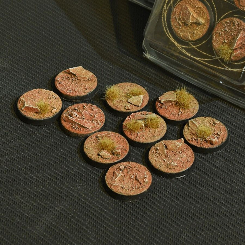Badlands Bases, Round 25mm (x10) Badlands Bases, Round 25mm (x10)