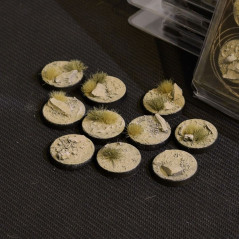Arid Steppe Bases, Round 25mm (x10)