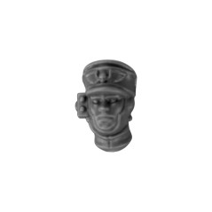 Head with Officer's Cap B