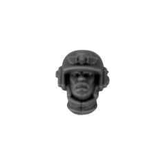 Head with Helmet F
