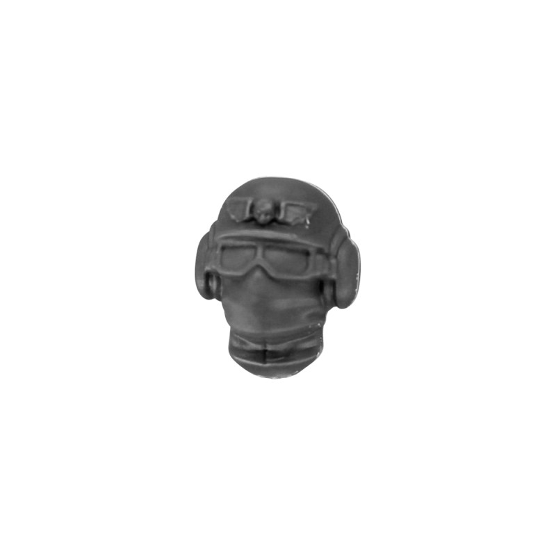 Tête avec Casque D Tête avec Casque D