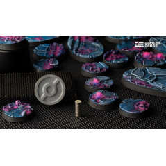 Alien Infestation Bases, Round 25mm (x10)