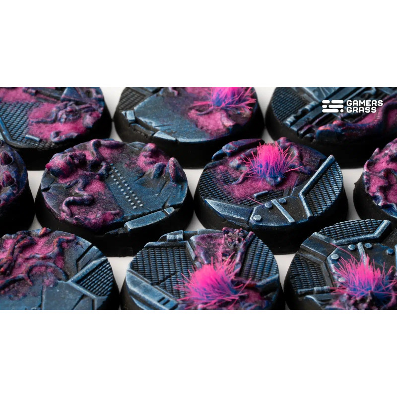 10 Socles Pré-peints 25mm Pour Figurines - Gamers Grass - Désert Aride Steppe - Wargame