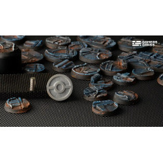 Spaceship Corridor Bases, Round 25mm (x10)