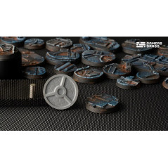 Spaceship Corridor Bases, Round 32mm (x8)