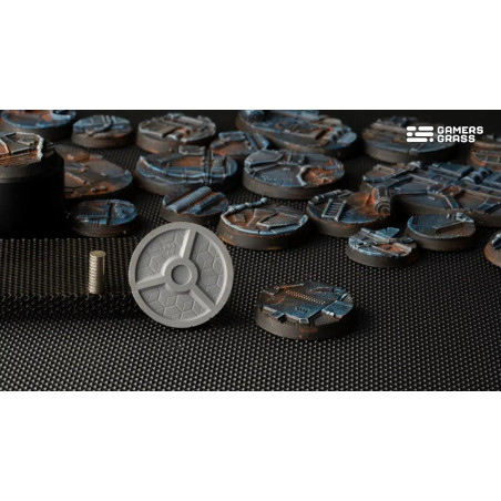 Spaceship Corridor Bases, Round 32mm (x8)