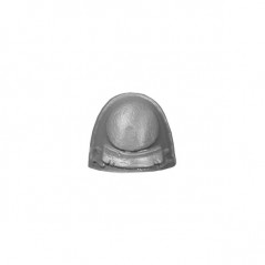 Shoulder pad with parchment and relief Warhammer 40k Space Marines bitz