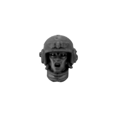Tête avec Casque D