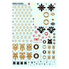 World Eaters Transfer Sheet