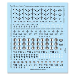 Infantry Legiones Astartes The Horus Heresy Transfer Sheet