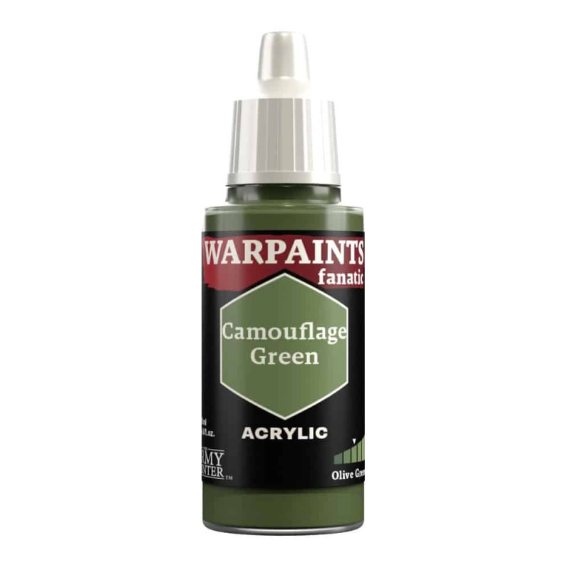 Camouflage Green - Warpaints Fanatic The Army Painter Camouflage Green - Warpaints Fanatic The Army Painter