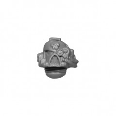 Head with optical Warhammer 40k Space Marines bitz