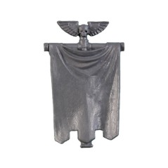 Banner with Skull winged Warhammer 40k Space Marines Command Squad bitz