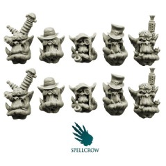 Steampunk Orcs Heads Spellcrow bits