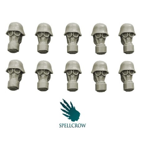 Tête Blitzkrieg avec masque à gaz Gardes bits Spellcrow
