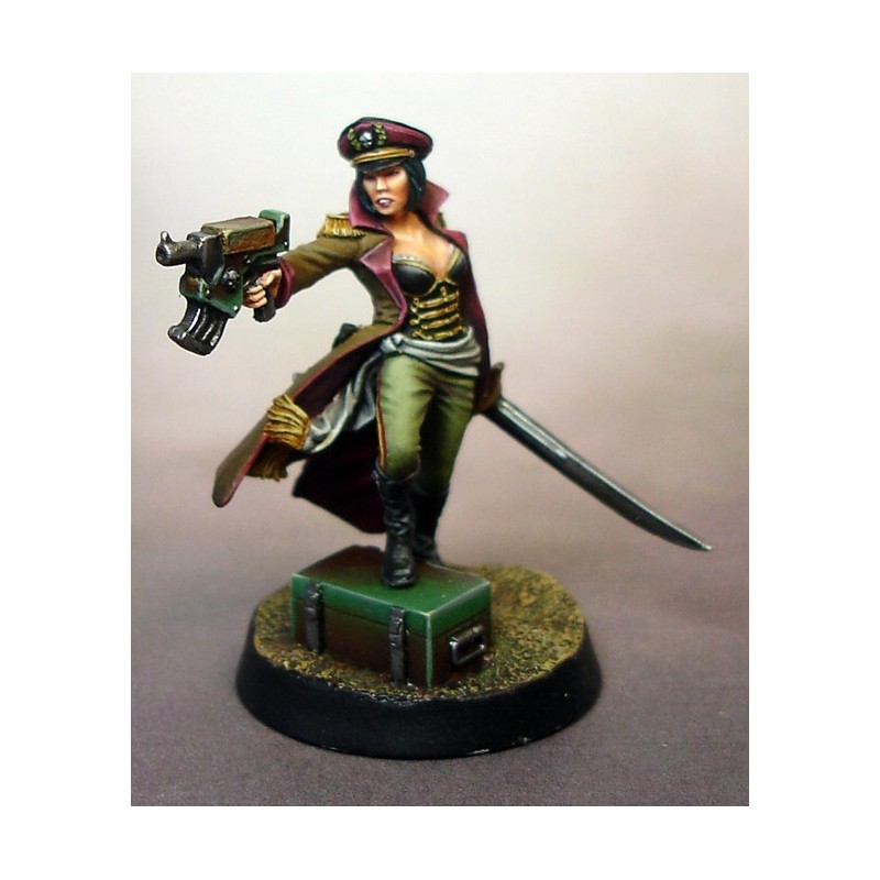 Le capitaine Cain warhammer 40k prétorienne Garde Impériale officier Victoria miniatures 