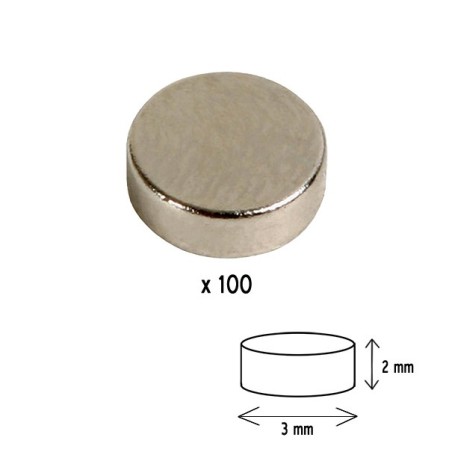 Magnets 3mm x 2mm Neodymium X100
