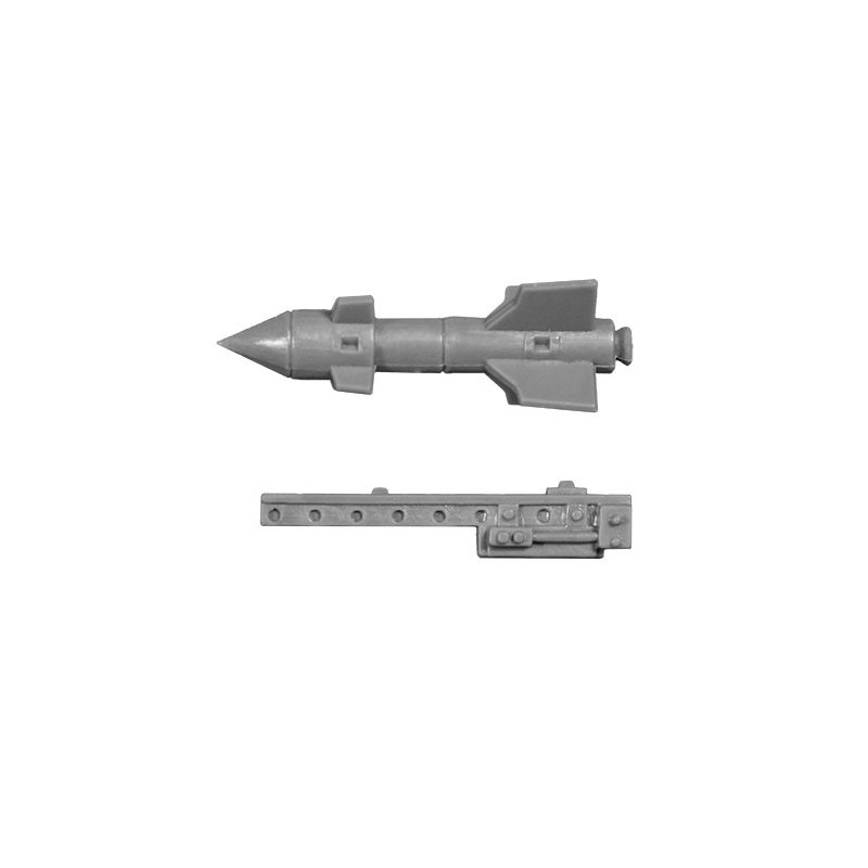 Missile avec support Missile avec support