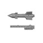 Missile avec support Missile avec support