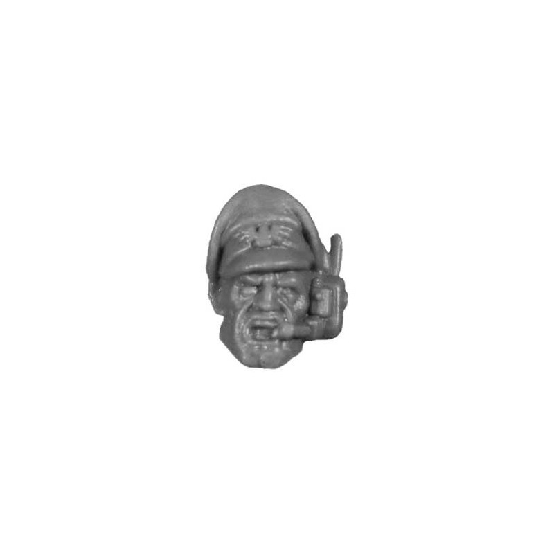 Tête de capitaine avec casquette P Tête de capitaine avec casquette P