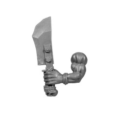 Left Arm with Choppa Knife B Boyz Orks bitz Wh40k