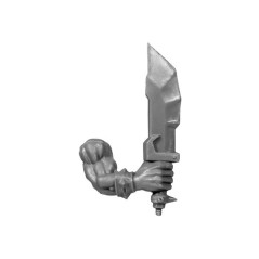 Right Arm with Choppa Knife B Boyz Orks bitz Wh40k